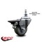 Service Caster 3 Inch Gray Polyurethane 10 MM Threaded Stem Caster with Brake SCC-TS20S314-PPUB-PLB-M1015 - alternate 4